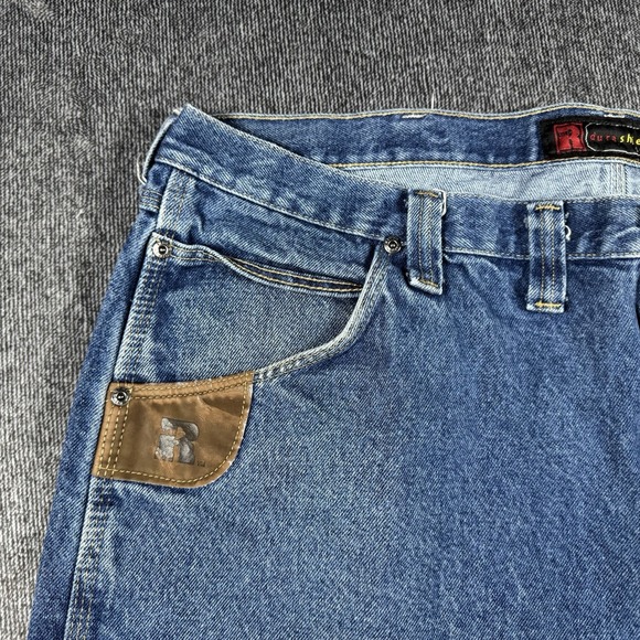 Wrangler Riggs Workwear Men's Size 44x36 Blue Jeans Heavy Duty Work Pants - Picture 3 of 16